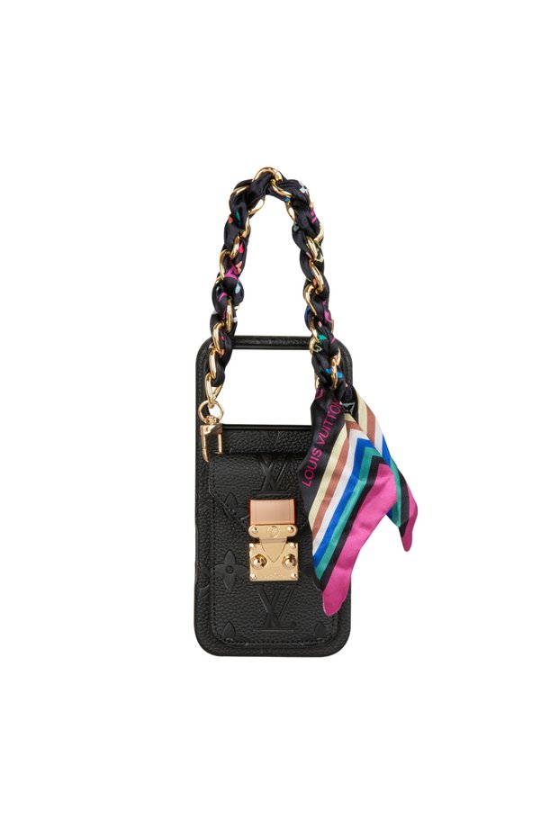 Black Card Holder Strap Phone Case Dk388 iPhone 17 Pro