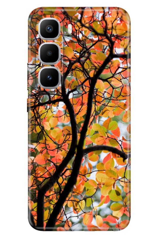 Infinix Hot 60 Pro+ Plus Case Colorful Silicone Printed Tpu Peace Tree