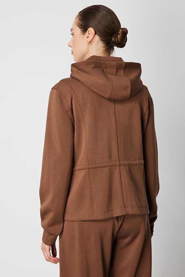 بغطاء رأس سترة بجيب غطاء - 4