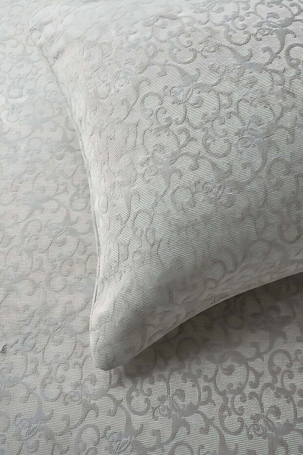 Style Anthracite Double Bedspread Set - 4