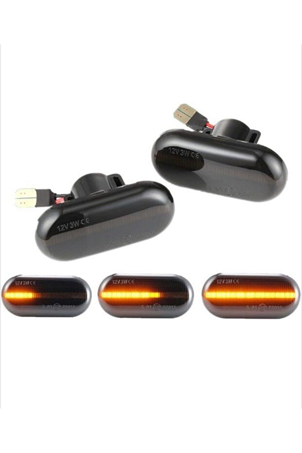 Renault Dynamic Sequential LED Side Marker Set, 18 SMD 2835 LEDs, Plug & Play - 1