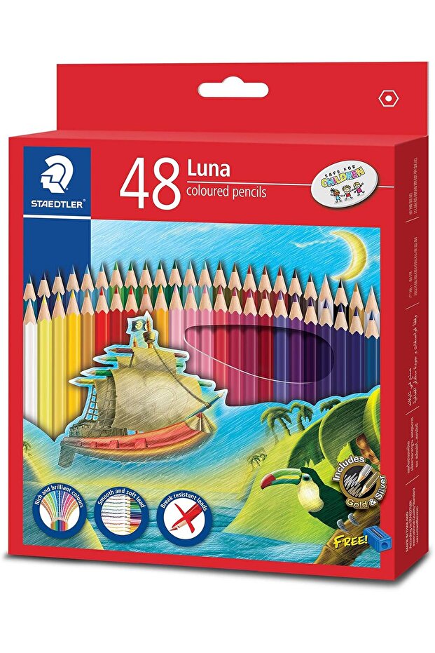 Luna Colouring Pencils 48col