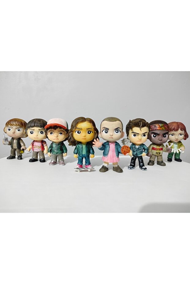 Stranger Things 8'li Figür Set (8cm) - 1