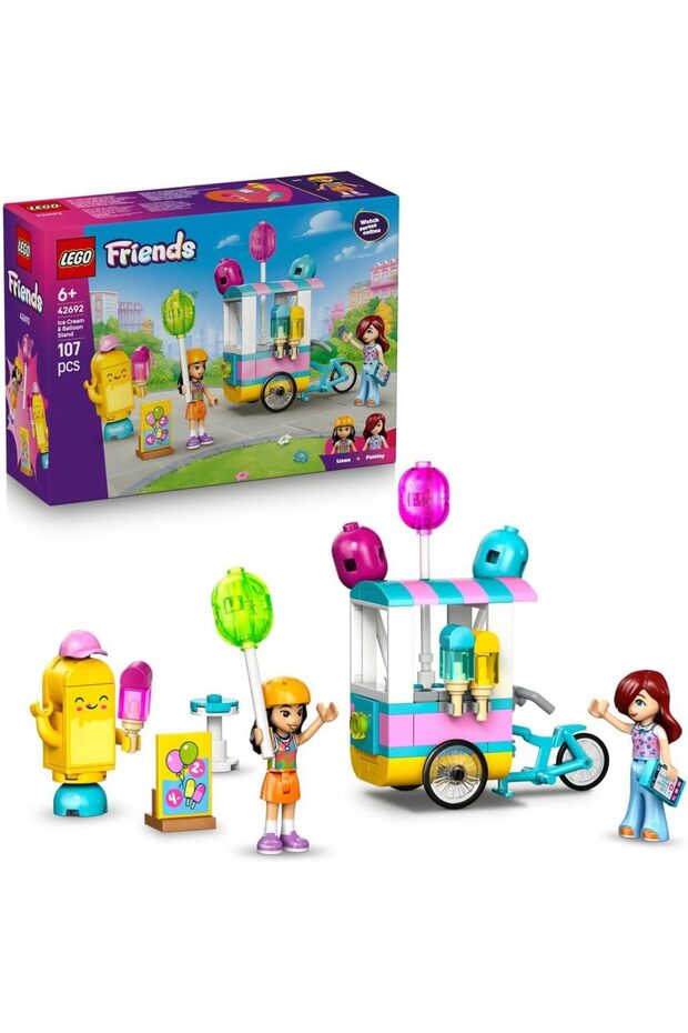 Friends Ice Cream & Balloon Stand 42692 (Ages 6+)