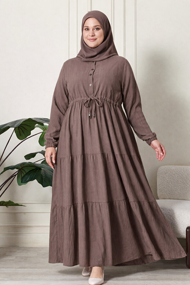 Women's Plus Size Kak Kat Dress Seersucker Fabric