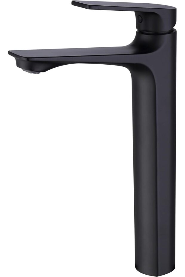 Matte Black Long-Type Basin Faucet