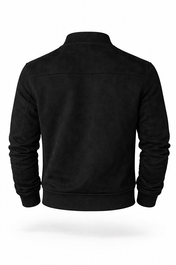Bomber Kolej Süet Basic Mevsimlik Ceket - 4