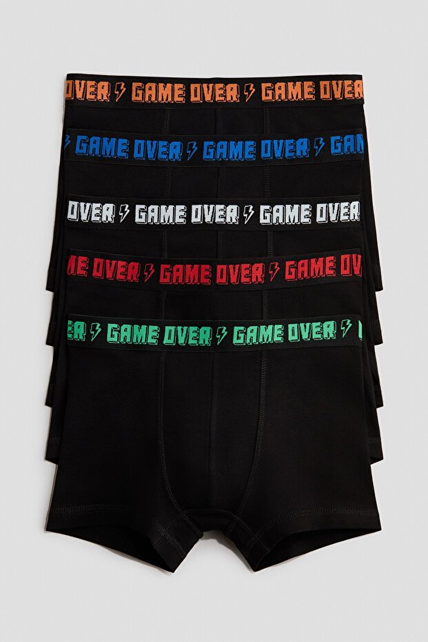 5'li Kısa Boxer Şort - 1