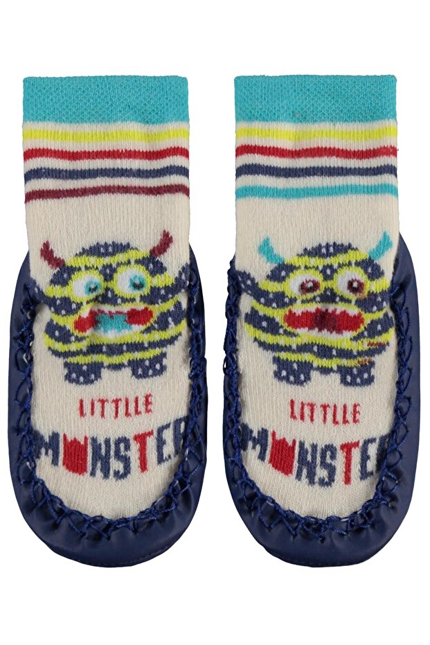 Monster Baby Boys Towel Socks