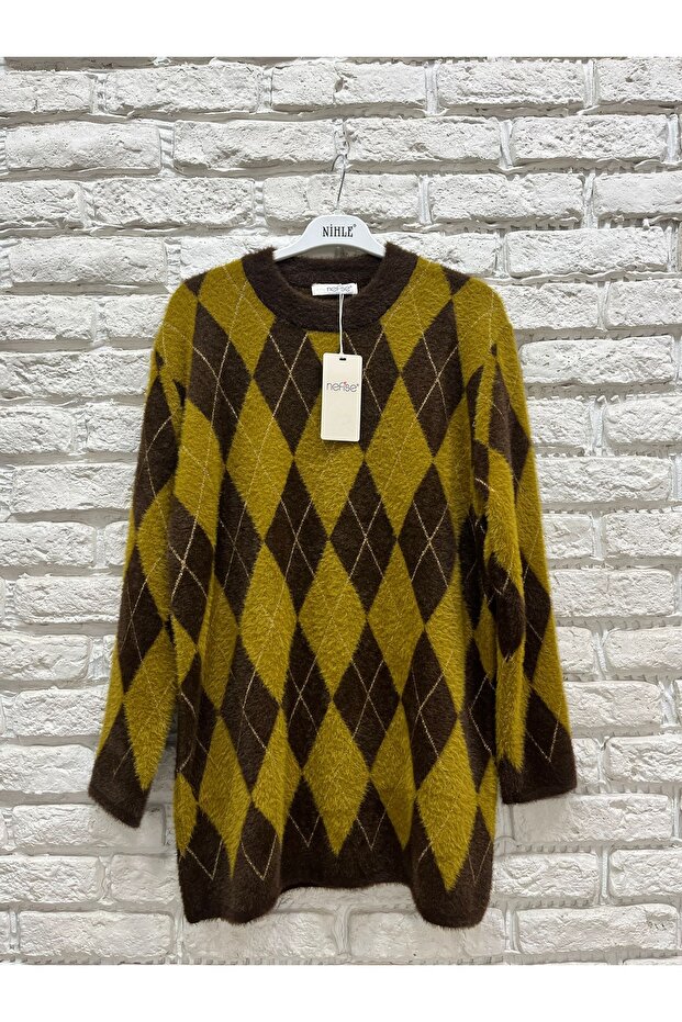 Baklava Desen Simli Kazak - 1