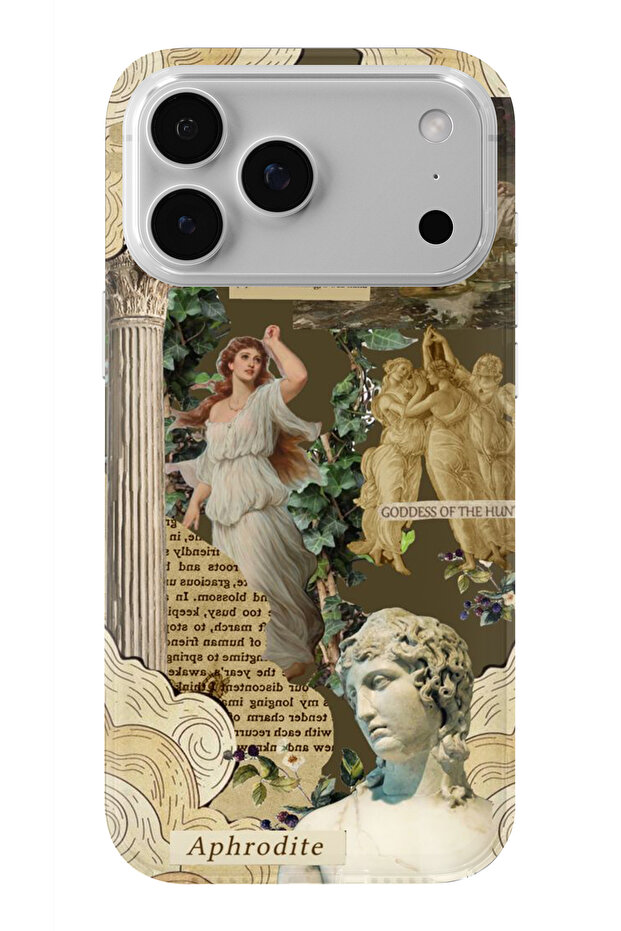 حافظة شفافة مطبوعة بتصميم أفروديت متوافقة مع هاتف iPhone 17 Pro Max - 1