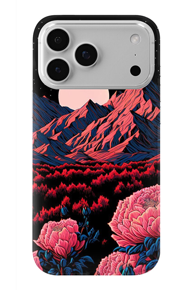 حافظة شفافة مطبوعة بتصميم جبلي متوافقة مع iPhone 17 Pro - 1