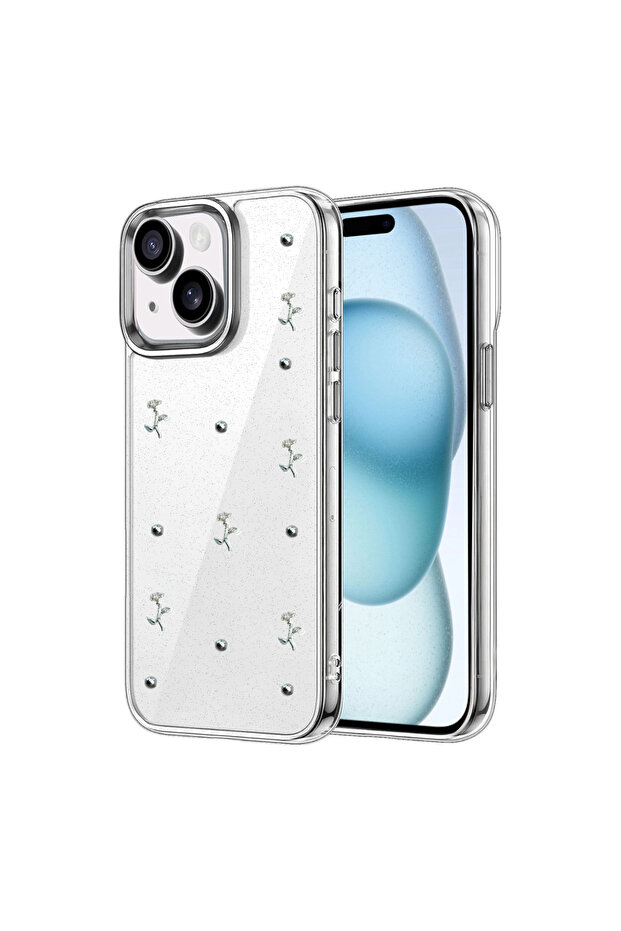 iPhone 14 Plus Bow Patterned Cover - Pattern 4 - 1