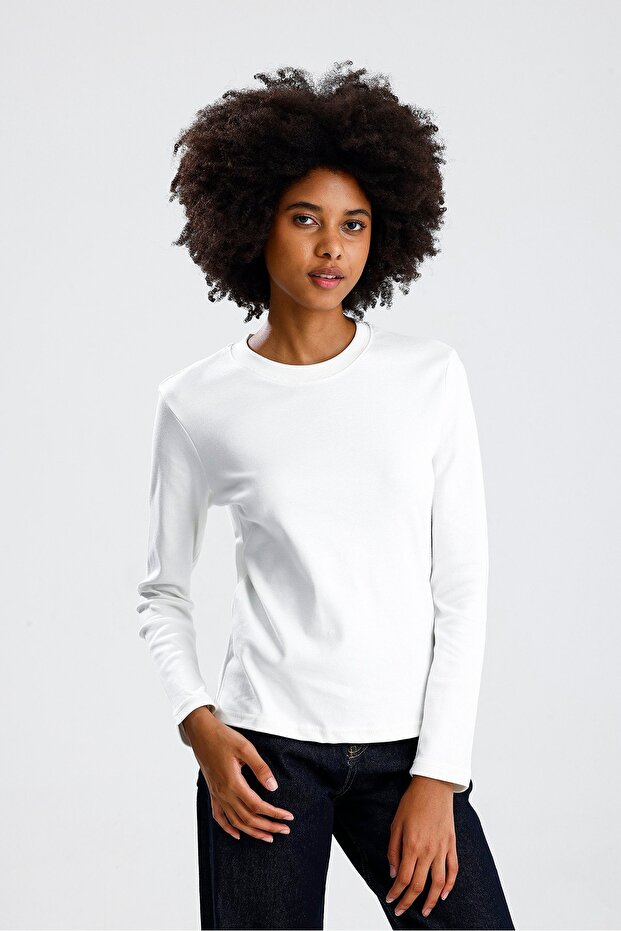 White Long Sleeve Tshirt