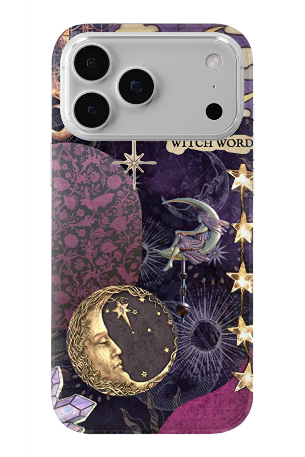 حافظة شفافة مطبوعة بتصميم Witch World متوافقة مع هاتف iPhone 17 Pro - 1