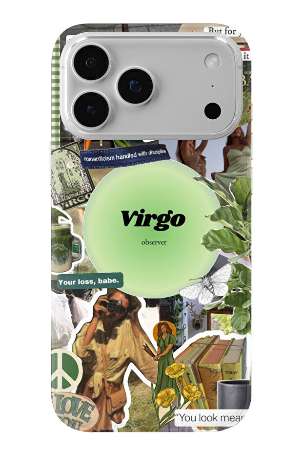 حافظة شفافة مطبوعة بتصميم Virgo متوافقة مع هاتف iPhone 17 Pro - 1