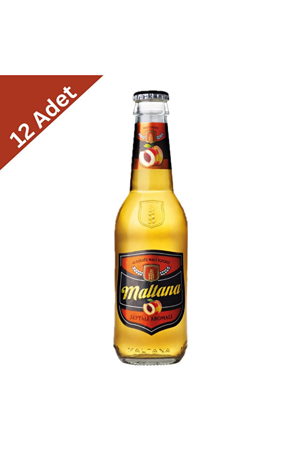 Şeftali Aromalı Malt İçeceği 250 ml x 12 Adet - 1