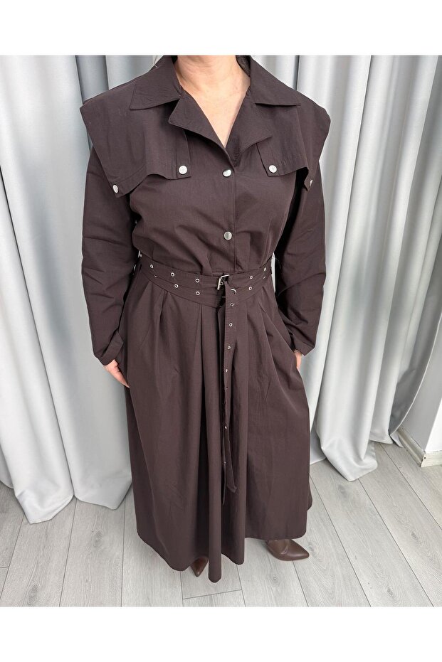 طقم تصميم سيري باللون البني - 2