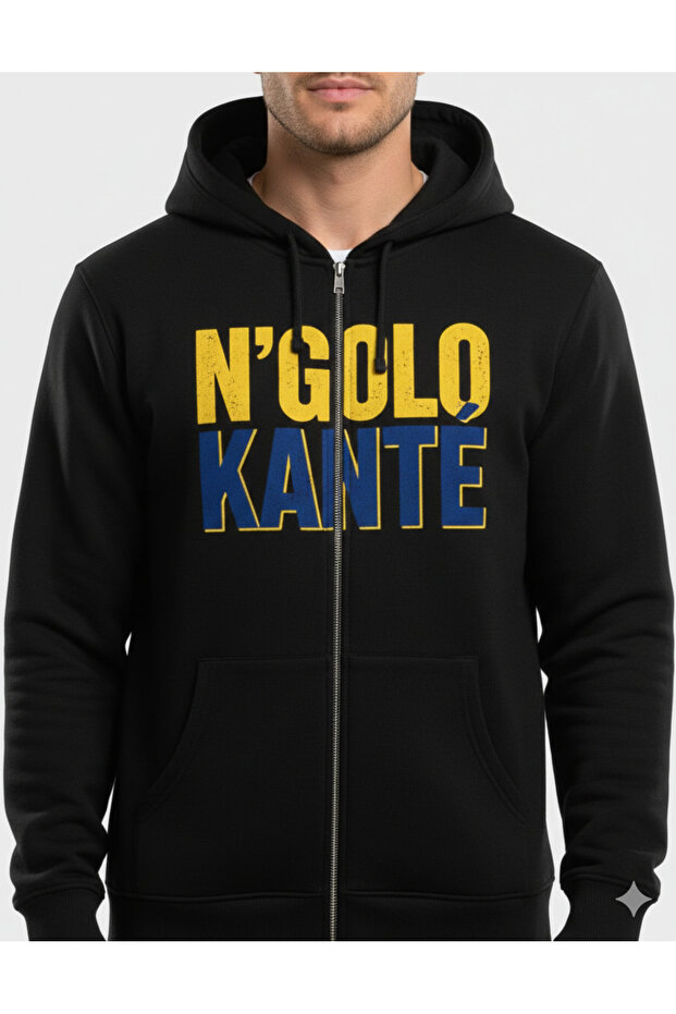 كارديجان شتوي أسود مكتوب عليه كانتي - 1