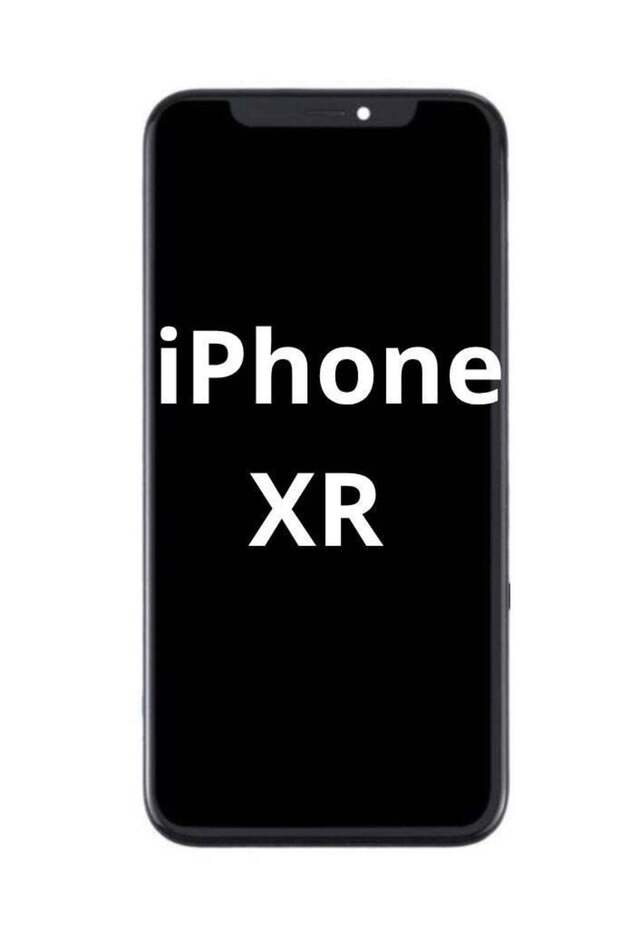 شاشة LCD لهاتف Apple iPhone XR باللون الأسود