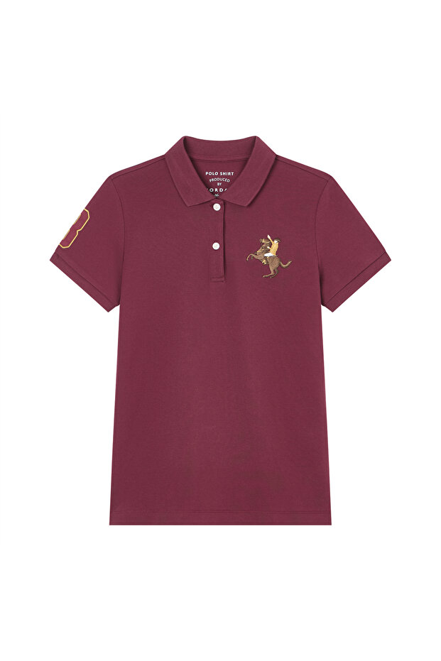 Women’s Slim Fit Embroidered Napoleon Polo