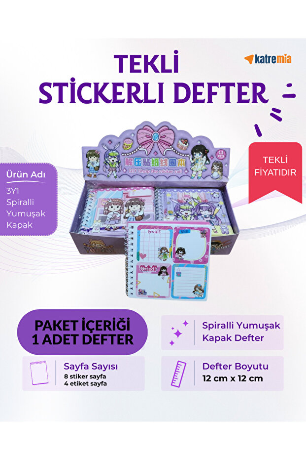 (1-4) STİCKER DEFTER - 4