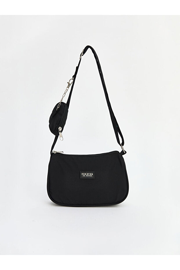 Leather-look girls' shoulder bag
