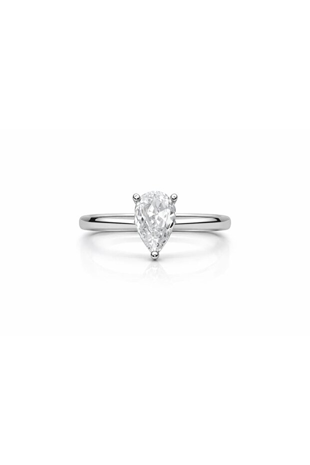 Steel Single Stone Ring(Adjustable)