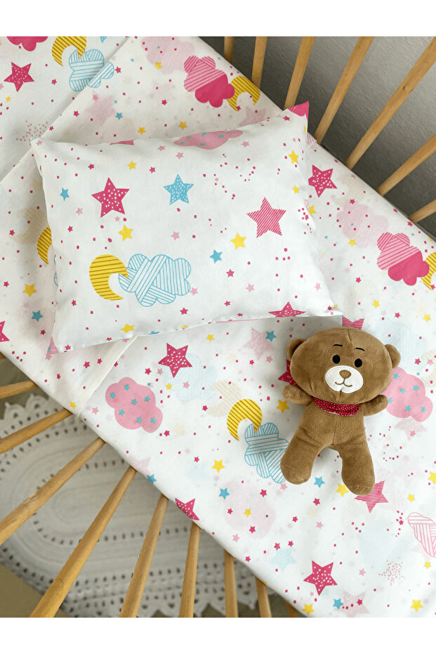 Trend Themed, Zippered, 30% Polyemid, 70% Cotton, 80X120 Park Crib & Mother's Side Bedding Set
