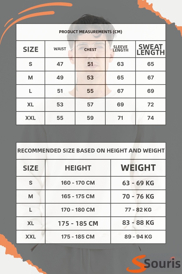 سويت شيرت رجالي أبيض أساسي بثلاث خيوط وتصميم مريح - 4