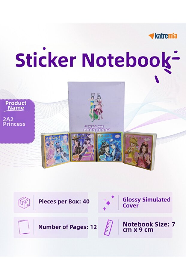 Stickered Notebook - with Box - 3