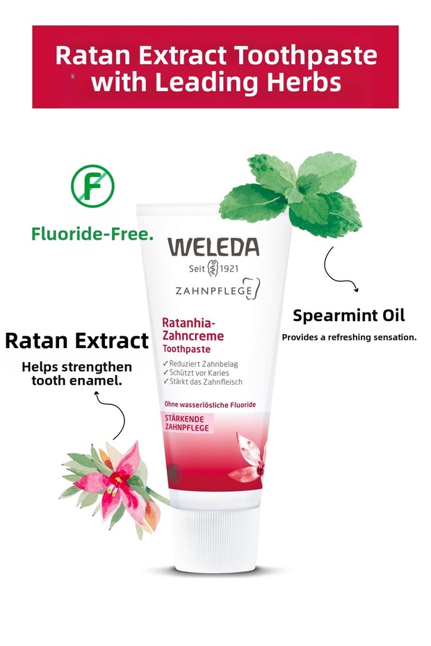 معجون أسنان عضوي بخلاصة راتانيا 75 مل - 3