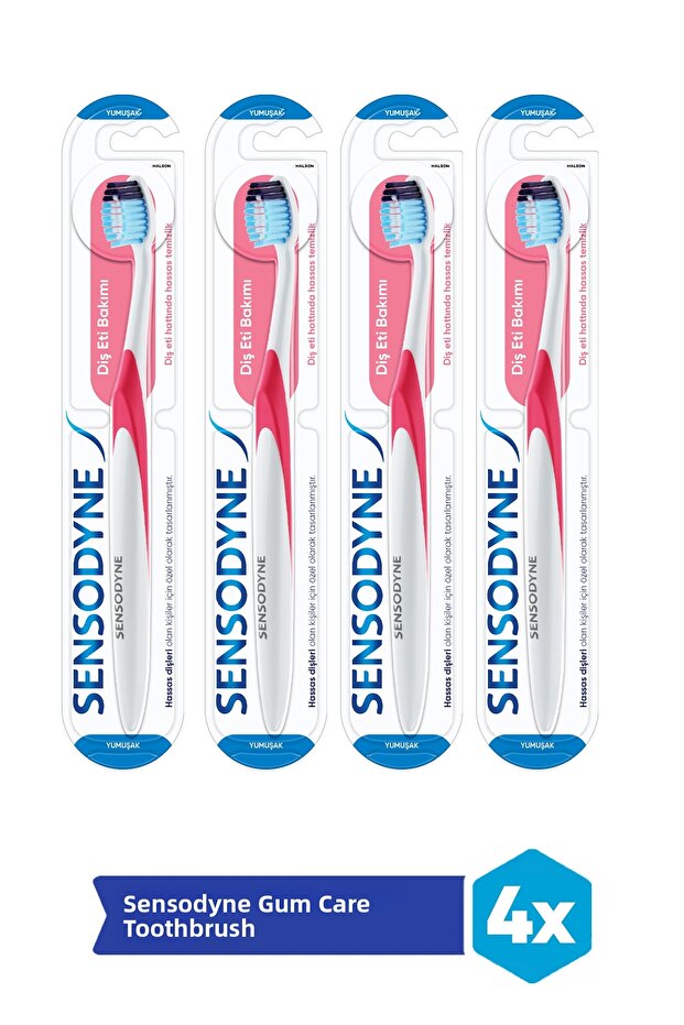 Gum Care Soft Toothbrush X4