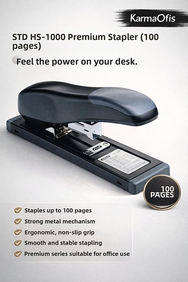 ماكينة دبابيس Hs-1000 باللون الأسود - 1