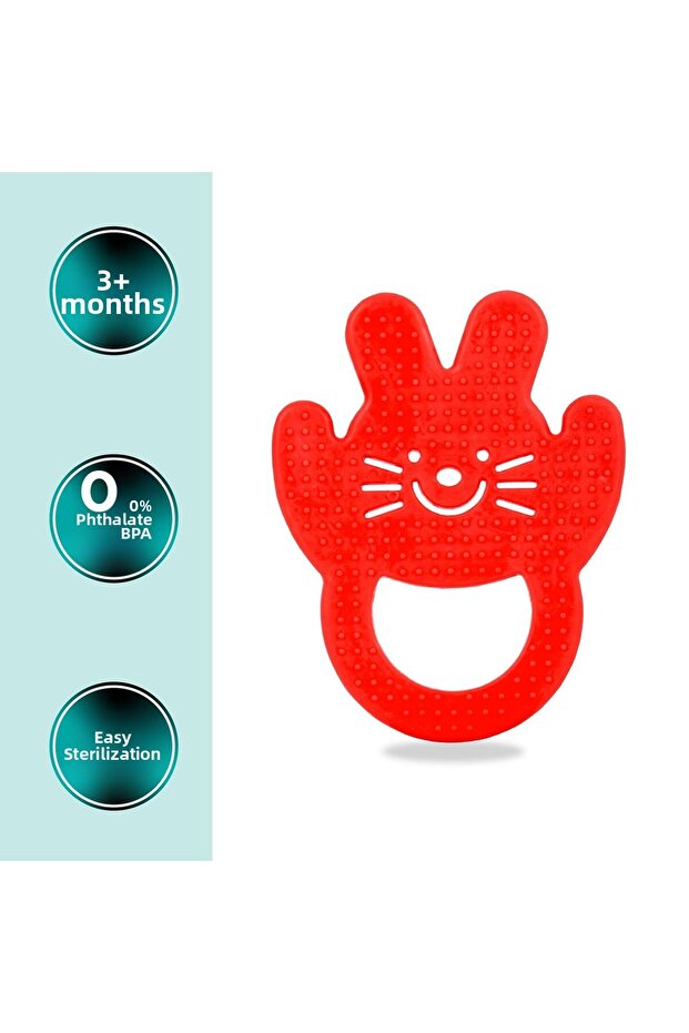 Soft Teether Red Rabbit - 2