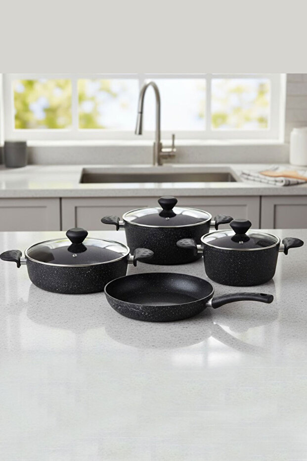 HİRA 7 PARÇA GRANİT SET - 1