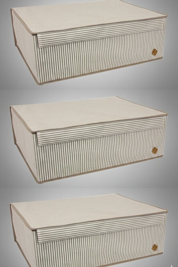 Cutie multifuncțională maro, pachet de 3 - 2