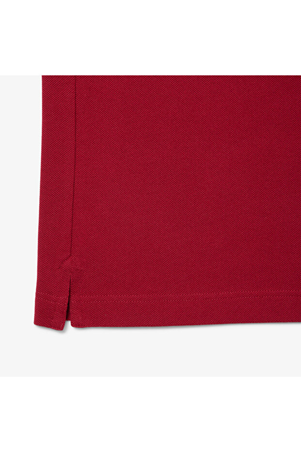 L.12.12 Erkek Slim Fit Polo Yaka Kırmızı Polo - 5