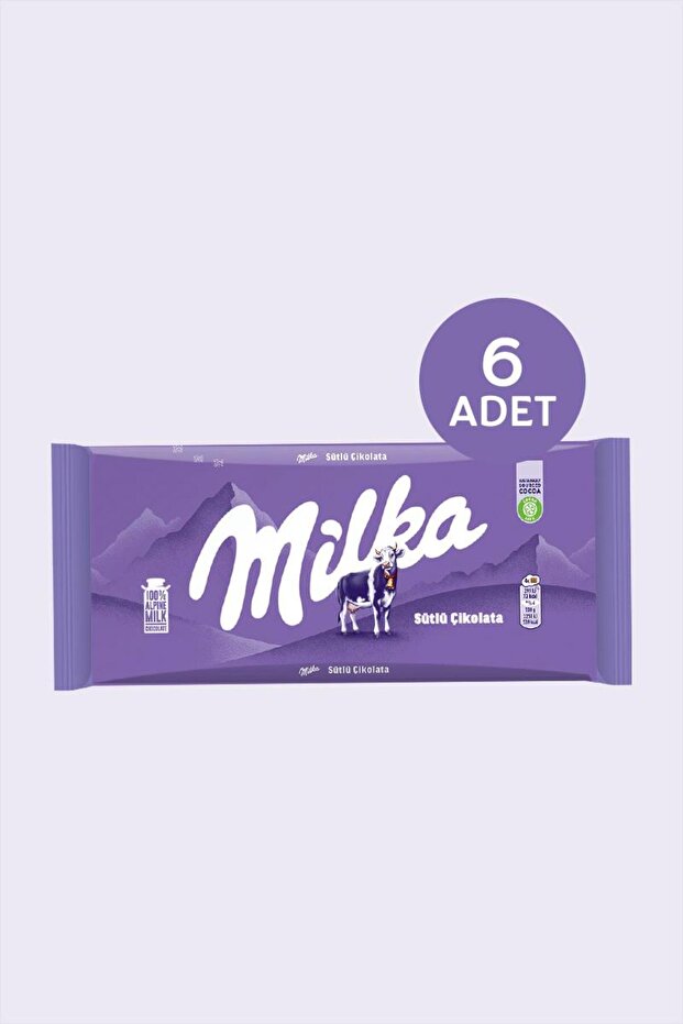 Sütlü Tablet 80gr - 6 adet - 1