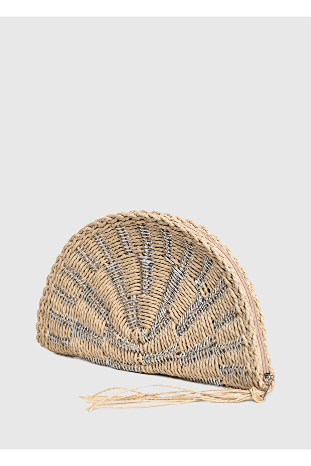 Hasır Clutch El Çantası - 2