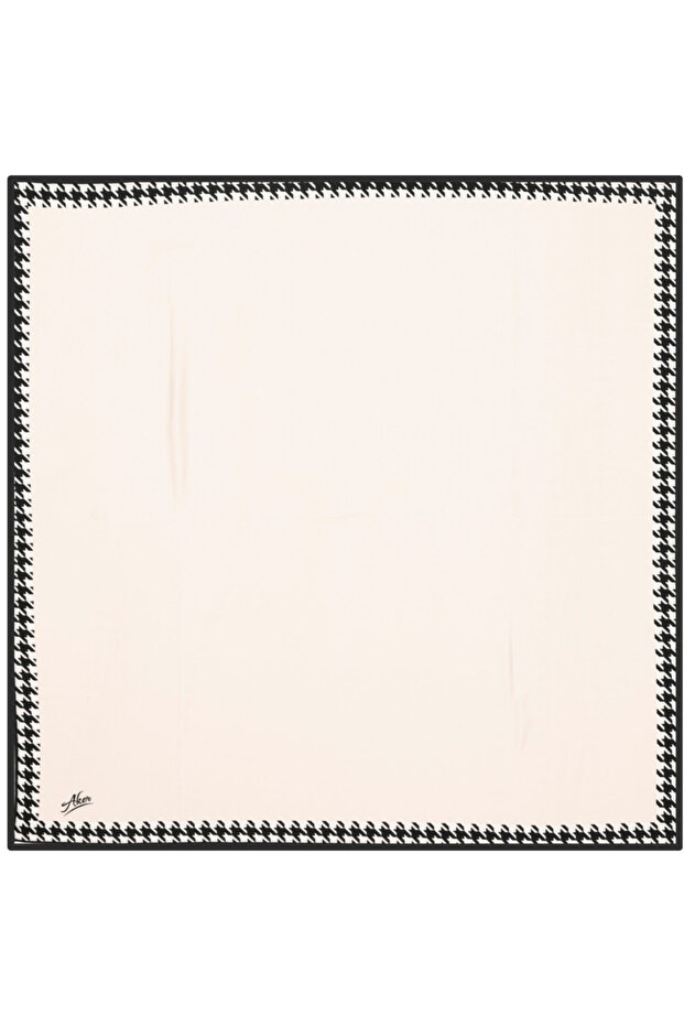 90X90 Aker Polyester Tivil Eşarp - 1