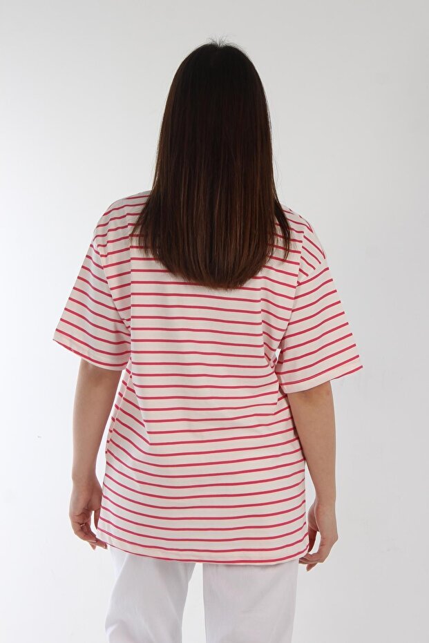 25585 Ριγέ μπλουζάκι Basic - 5
