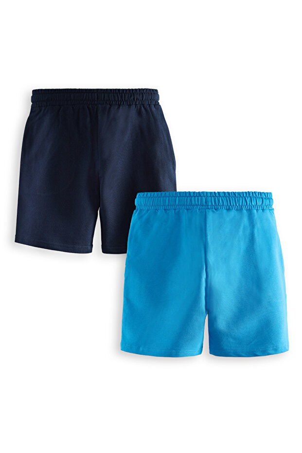 Erkek Çocuk Basic 2'li Paket Şort - 4