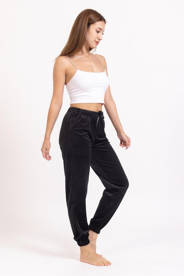 Women's 503 Pocketed Velvet Single Bottom Pants