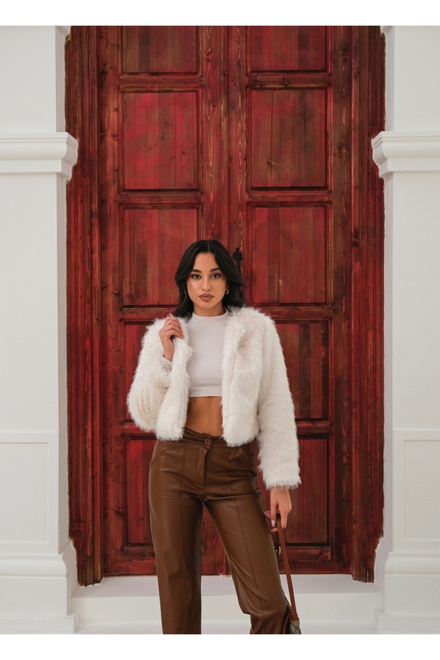 YAKASIZ İTHAL KALİTELİ KÜRK - 3