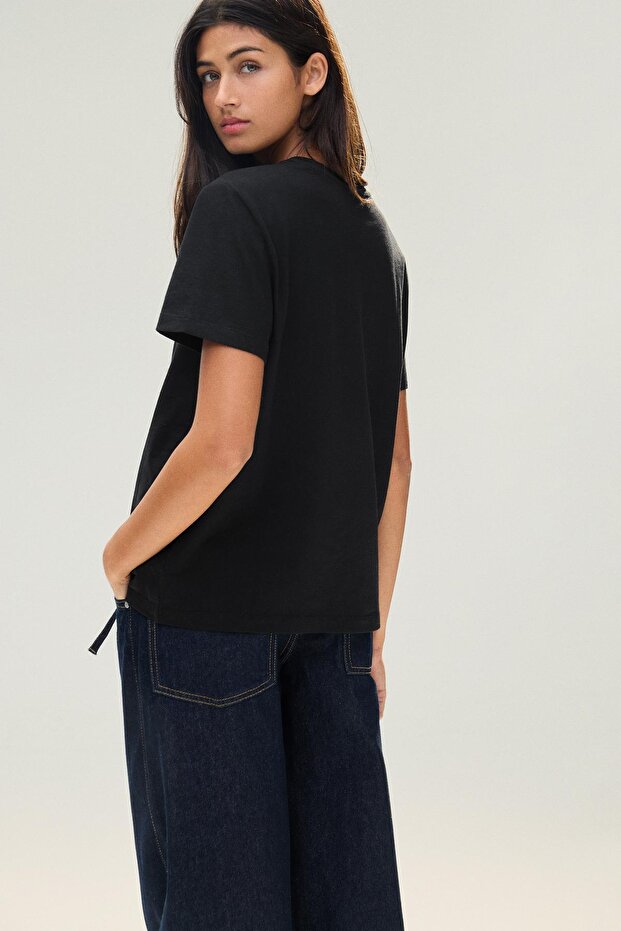 Kısa kollu basic tişört - 2