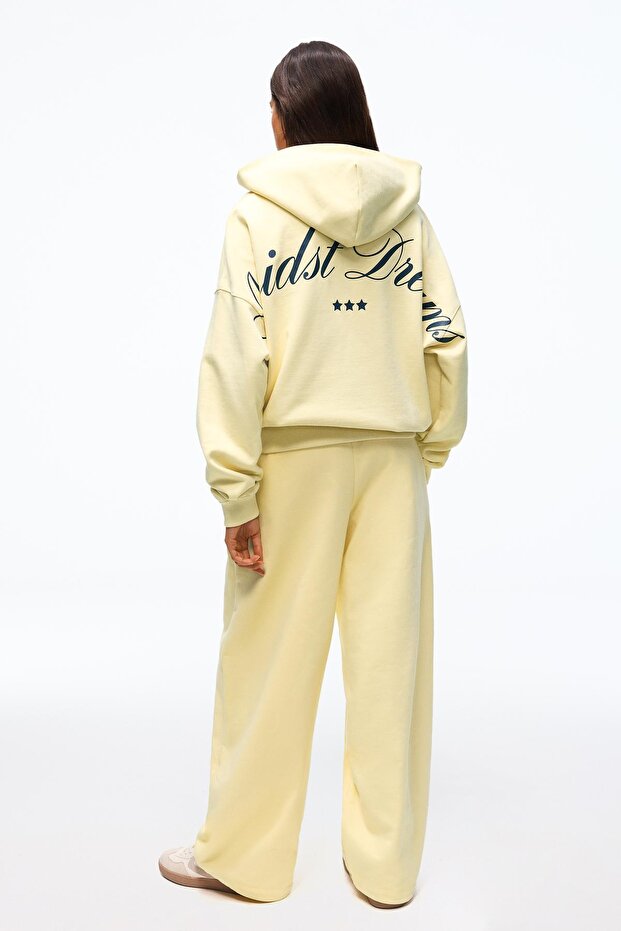 Baskılı kapüşonlu sweatshirt - 3