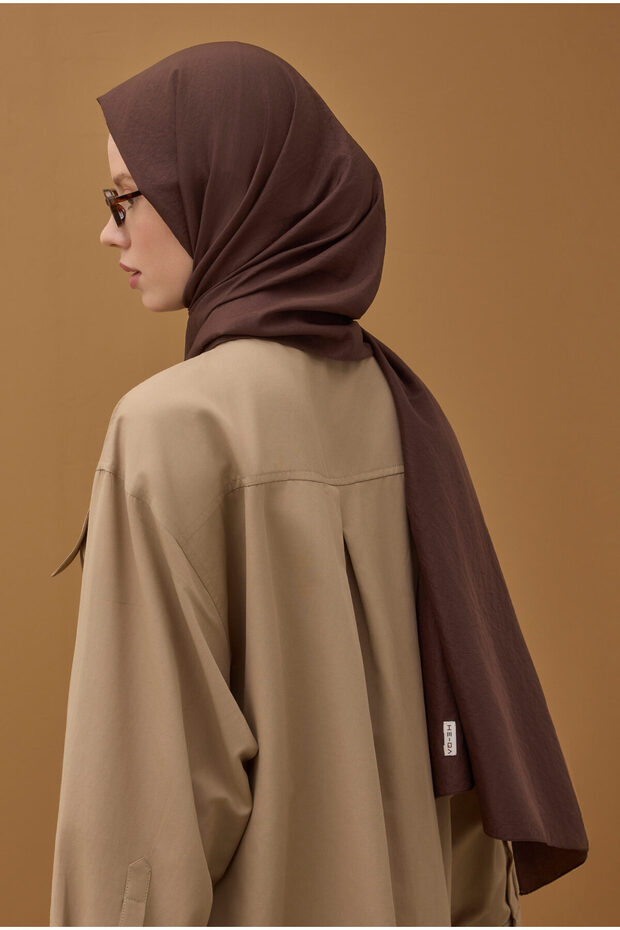 Soft Kraş Şal Kahve - 4