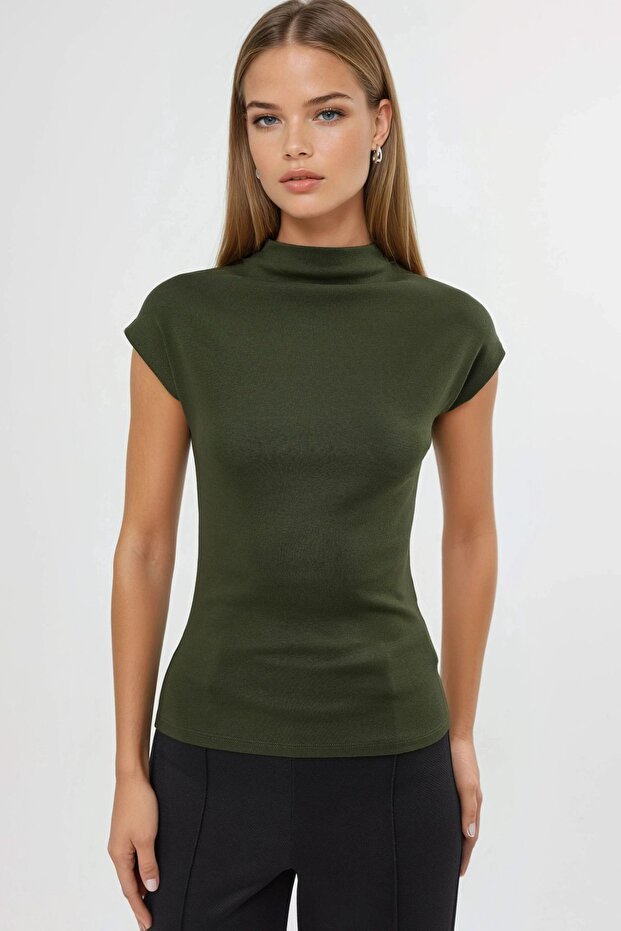 بلوزة BUSEM محبوكة مرنة تتناسب مع الجسم - 6