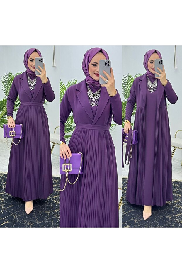 بدلة نسائية مزدوجة - موديل التصميم